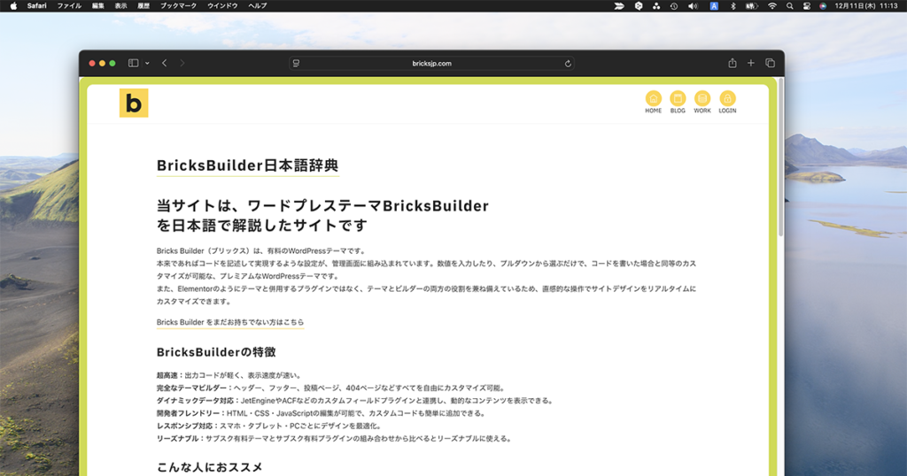 Bricks日本語辞典