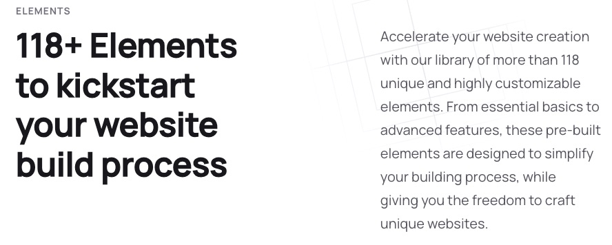 BricksBuilderのエレメント